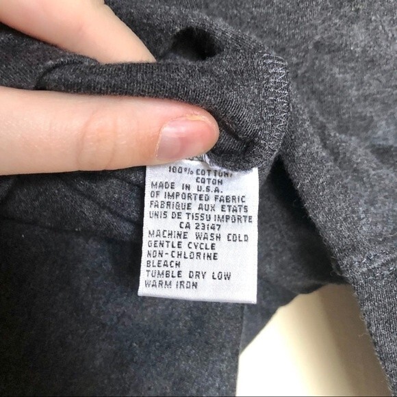 Talbots Grey Mock Neck Top Size Large - Picture 11 of 11